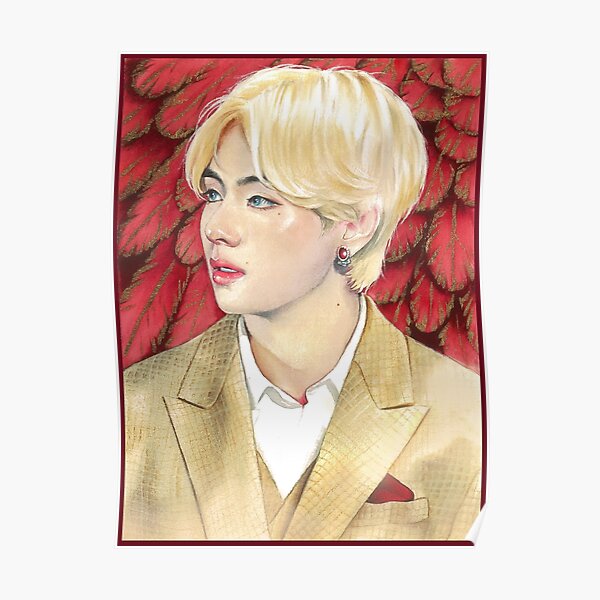 BTS Jin kim Seokjin Prince Pink  Poster for Sale by KpopTokens