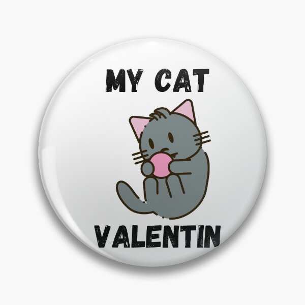 Item preview, My Cat is my Valentine Essential T-Shirt designed and sold by youssef lanibi.