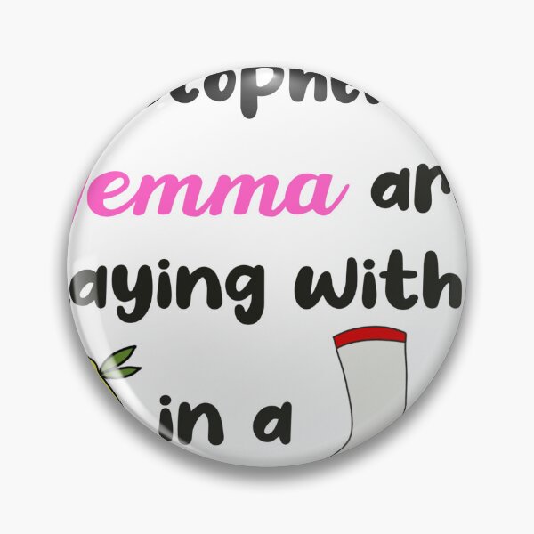 Item preview, Christopher and Gemma are playing with a lemon in a sock Gemma Collins designed and sold by PumpkinJoy.