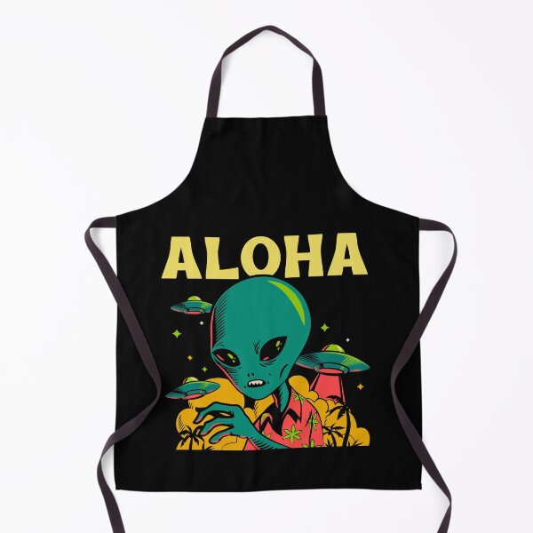 Item preview, Alien Aloha Style Surfer Tiki designed and sold by Twix ⭐⭐⭐⭐⭐.