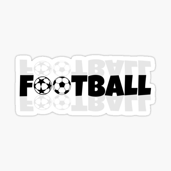 "Football logo" Sticker by Redbubble