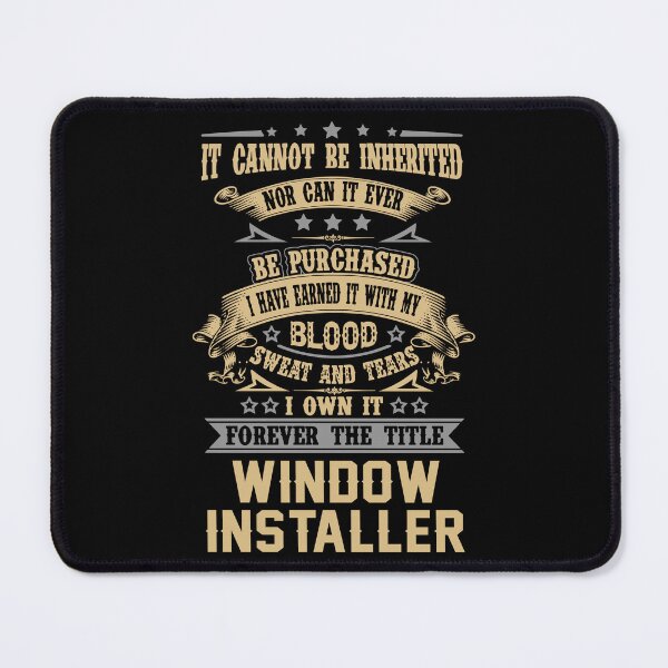 Item preview, Window Installer T Shirt - Forever The Title Job Gift Item Tee designed and sold by celiagomez456.