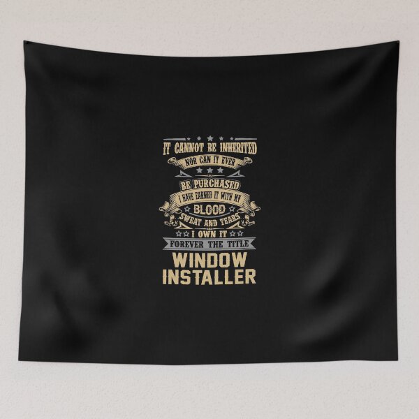 Item preview, Window Installer T Shirt - Forever The Title Job Gift Item Tee designed and sold by celiagomez456.