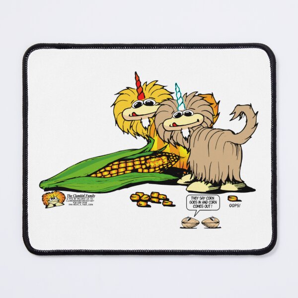 Item preview, Moon-a-taurs Eating Corn Clamkin Cartoon designed and sold by Bruce Ingrassia.