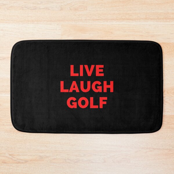 Item preview, Live Laugh Golf - Black And Red Simple Font - Funny Meme Sarcastic Satire designed and sold by ExploreTheStore.