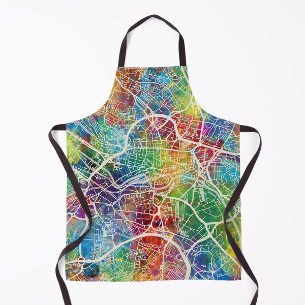 Item preview, Leeds England Street Map designed and sold by ArtPrints.