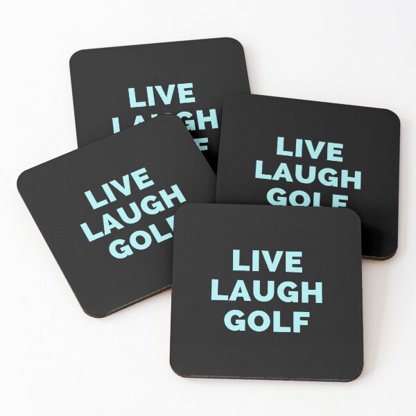 Item preview, Live Laugh Golf - Black And Blue Simple Font - Funny Meme Sarcastic Satire designed and sold by ExploreTheStore.
