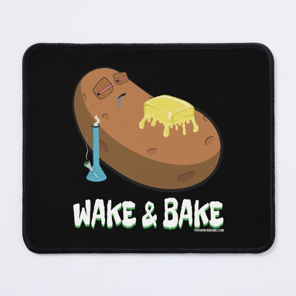 Item preview, Stoned baked potato cartoon-wake and bake designed and sold by YomeHayin.