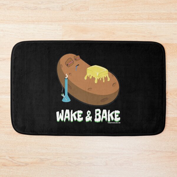 Item preview, Stoned baked potato cartoon-wake and bake designed and sold by YomeHayin.
