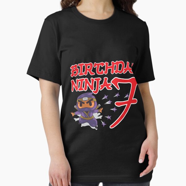 Vista previa del artículo con la obra «Cumpleaños Fiesta ninja 7, 7 cumpleaños, ninja, karate, 7, fiesta, fiesta de cumpleaños ninja», diseñado y vendido por plussorn.
