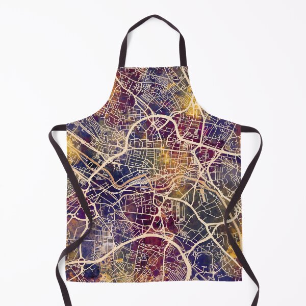 Item preview, Leeds England Street Map designed and sold by ArtPrints.