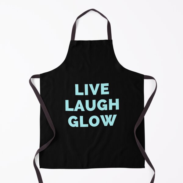 Item preview, Live Laugh Glow - Black And Blue Simple Font - Funny Meme Sarcastic Satire designed and sold by ExploreTheStore.