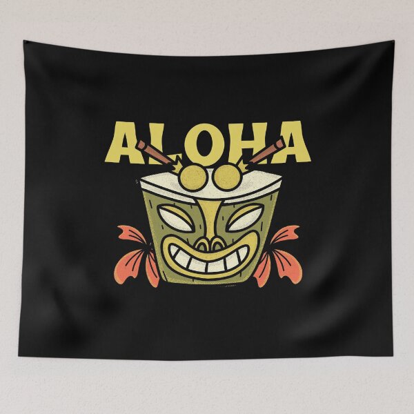 Item preview, Musician Aloha Style Surfer Tiki designed and sold by Twix ⭐⭐⭐⭐⭐.