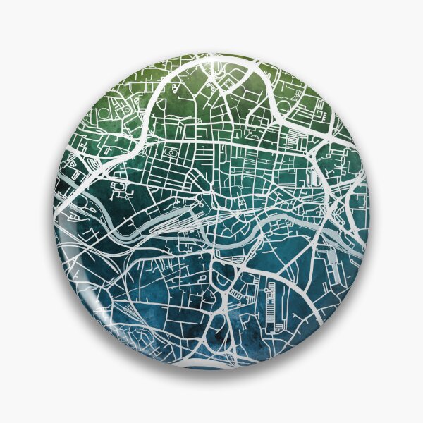 Artikelvorschau, Leeds England Street Map entworfen und verkauft von ArtPrints.
