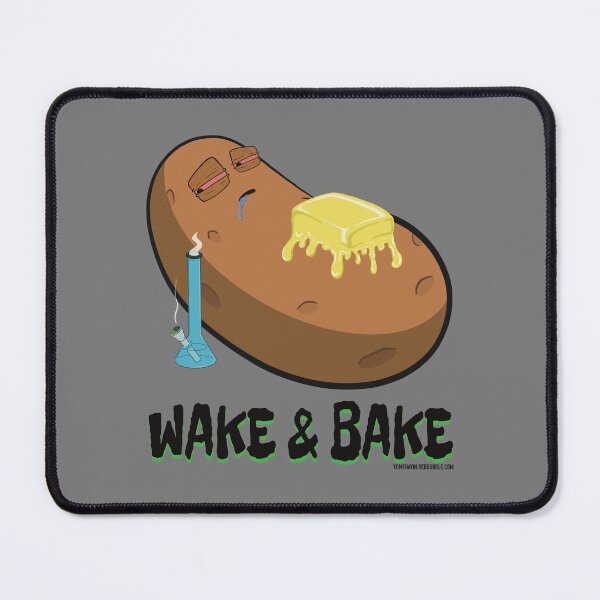 Item preview, Stoned baked potato cartoon-wake and bake designed and sold by YomeHayin.