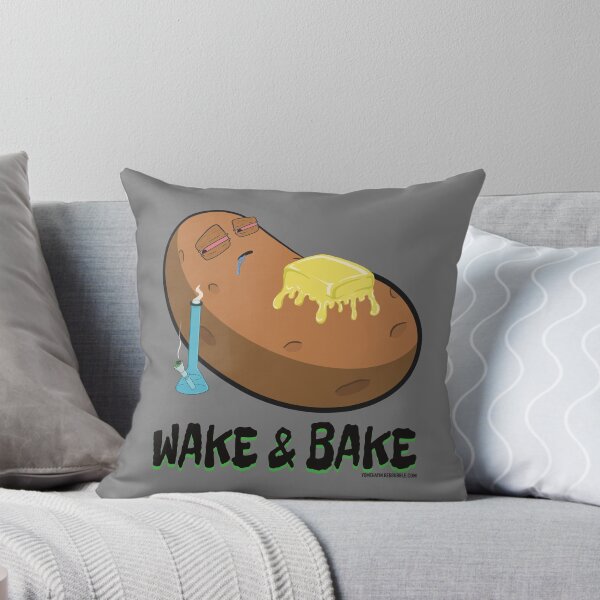 Item preview, Stoned baked potato cartoon-wake and bake designed and sold by YomeHayin.