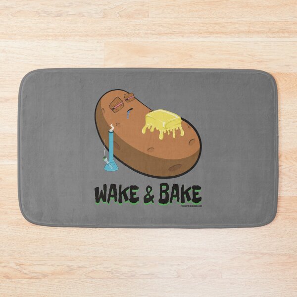 Item preview, Stoned baked potato cartoon-wake and bake designed and sold by YomeHayin.