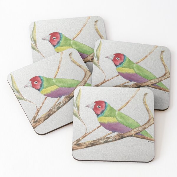 Item preview, Rainbow Finch #2 designed and sold by Martha MacKinnon.
