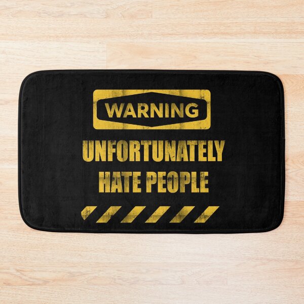 Item preview, Funny T-Shirt and Funny Sticker Negative Vibe Hate People Warning Sign  designed and sold by tuapekkong2001.