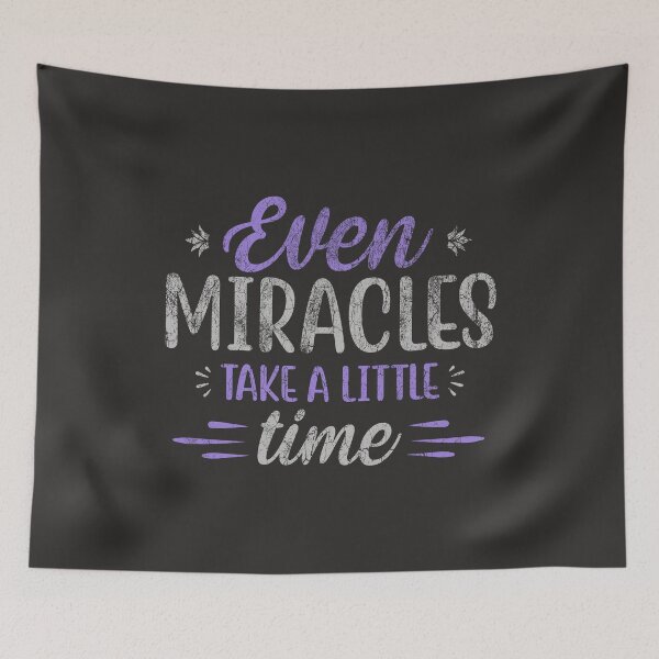 Item preview, Even Miracles Take a Little Time Pregnancy Reveal Mom To Be designed and sold by SweetbeStore.