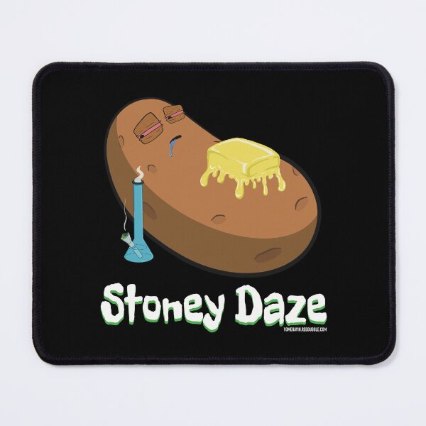 Item preview, Stoned baked potato cartoon-Stoney daze designed and sold by YomeHayin.