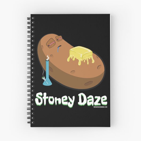 Item preview, Stoned baked potato cartoon-Stoney daze designed and sold by YomeHayin.