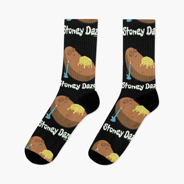 Item preview, Stoned baked potato cartoon-Stoney daze designed and sold by YomeHayin.