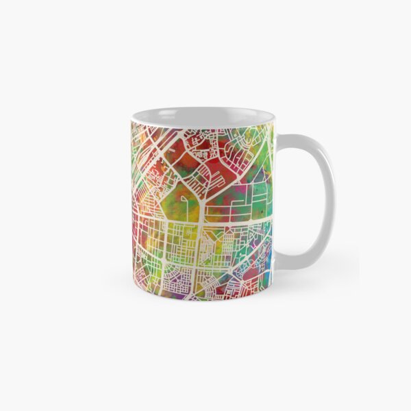 Vista previa del artículo con la obra «Sevilla Spain City Map», diseñado y vendido por ArtPrints.