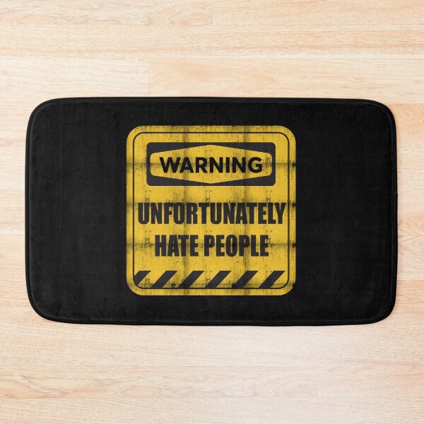 Item preview, Negative Vibe Hate People Warning Sign Funny T-Shirt and Funny Sticker designed and sold by tuapekkong2001.