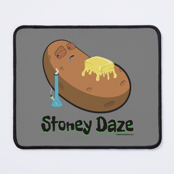 Item preview, Stoned baked potato cartoon-Stoney daze designed and sold by YomeHayin.