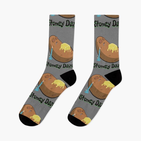 Item preview, Stoned baked potato cartoon-Stoney daze designed and sold by YomeHayin.