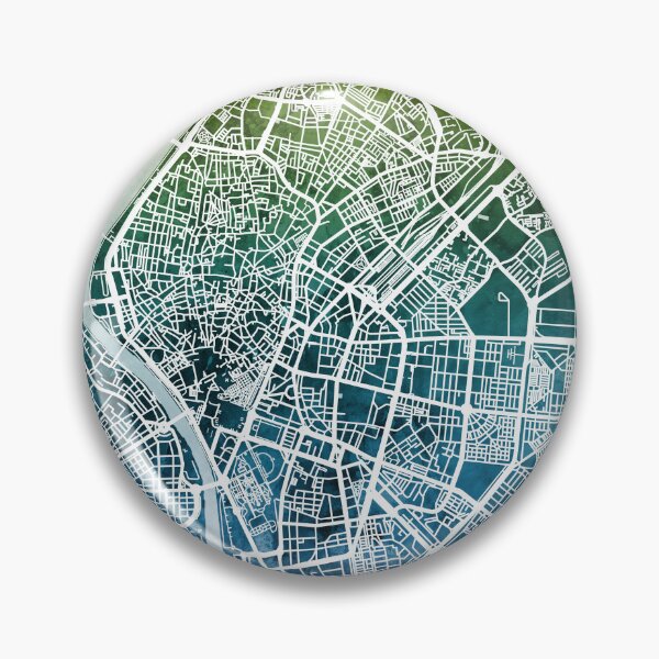 Artikelvorschau, Sevilla Spain City Map entworfen und verkauft von ArtPrints.