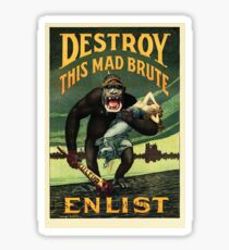 Enlist WWII Sticker