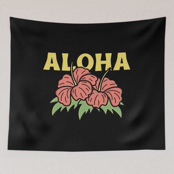 Item preview, Exotic flowers Aloha Style Surfer Tiki designed and sold by Twix ⭐⭐⭐⭐⭐.