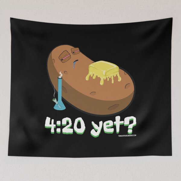 Item preview, Stoned baked potato cartoon-420 yet designed and sold by YomeHayin.