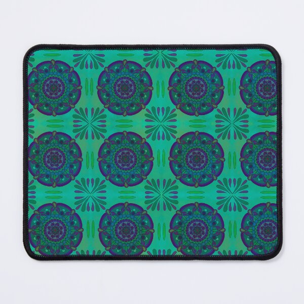 Item preview, Mandala Green Fashion Allover Design  designed and sold by Cedarrue.