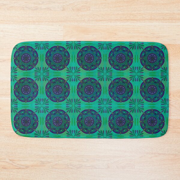 Item preview, Mandala Green Fashion Allover Design  designed and sold by Cedarrue.