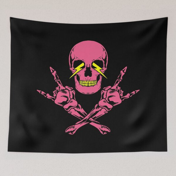 Item preview, Rock On Skeleton | Pink Rock On Skeleton designed and sold by DAFIN.