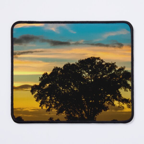 Item preview, Oak Tree Sunset Silhouette designed and sold by FOLK ART FUSION by heidiannemorris.