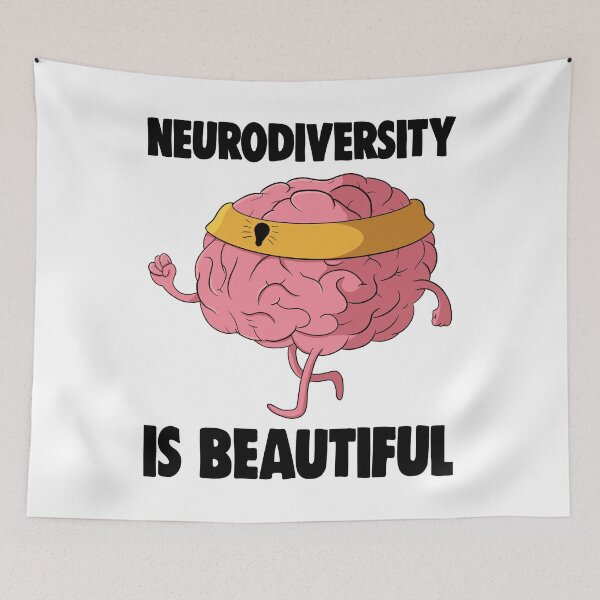 Item preview, Neurodiversity Is Beautiful designed and sold by Bendthetrend.
