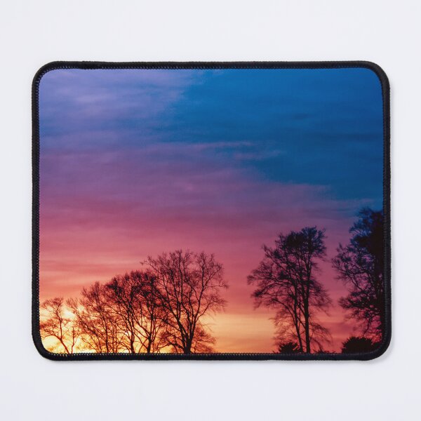 Item preview, Blue Sunset Silhouette designed and sold by FOLK ART FUSION by heidiannemorris.
