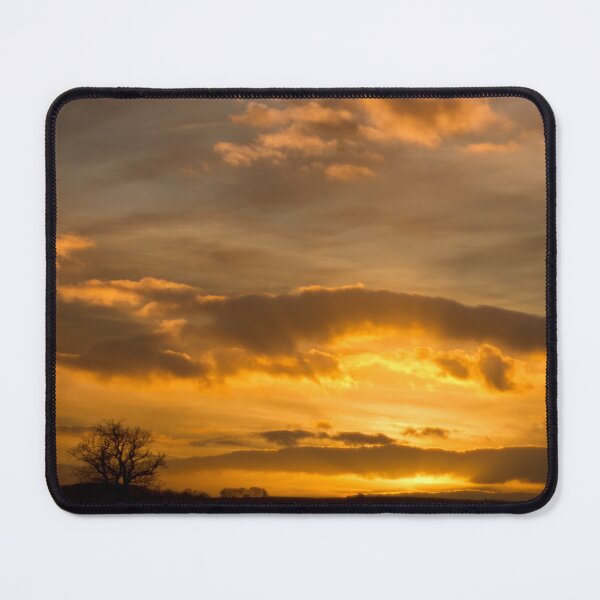 Item preview, Sunset in Orange and Blue designed and sold by FOLK ART FUSION by heidiannemorris.