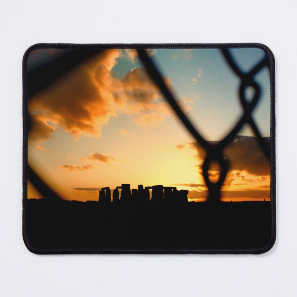 Item preview, Stonehenge sunset silhouette designed and sold by FOLK ART FUSION.