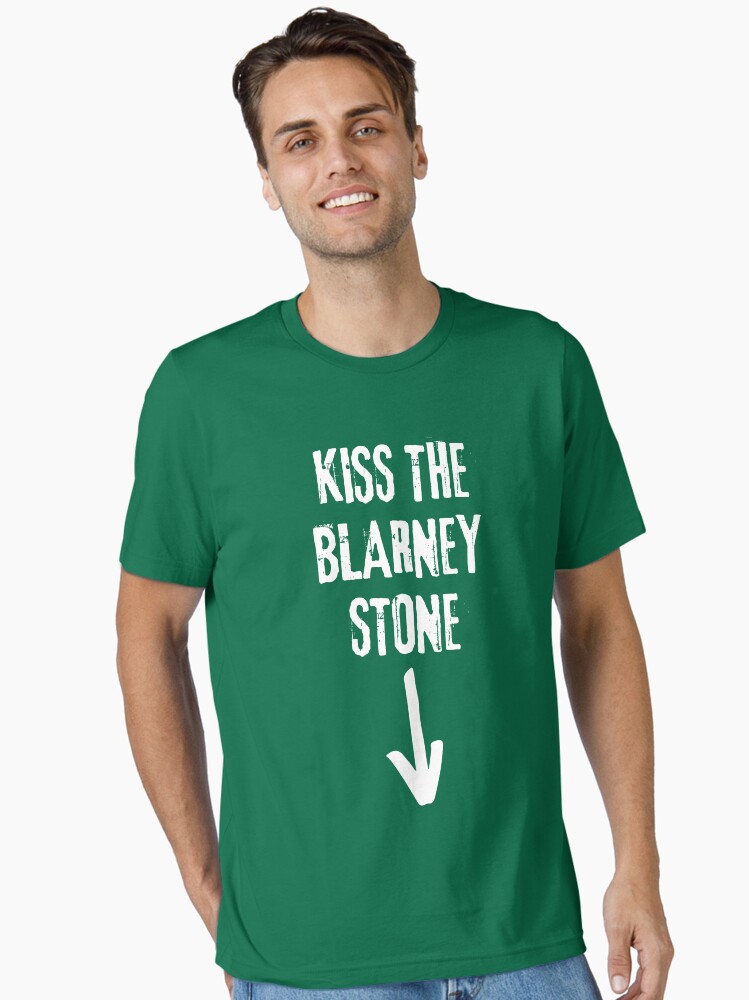 Funny Irish T Shirts Sayings Kiss The Blarney Stone Funny St