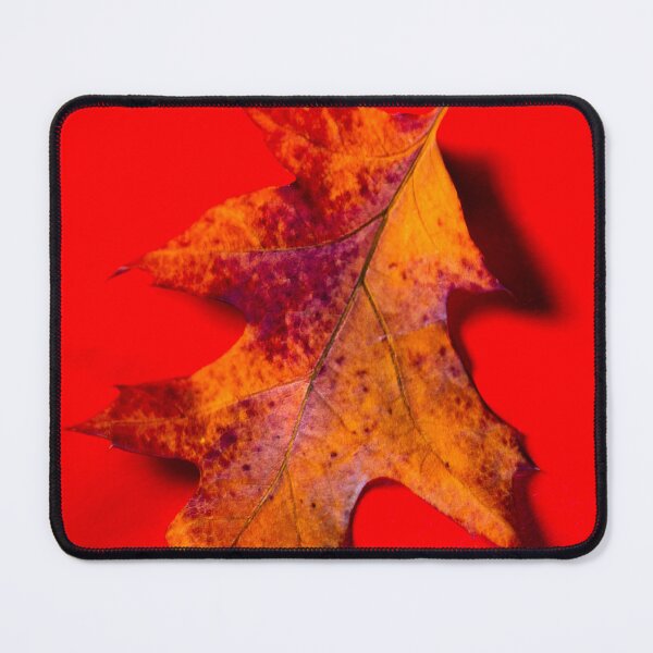 Item preview, Autumn Oak Leaf on Red designed and sold by FOLK ART FUSION by heidiannemorris.