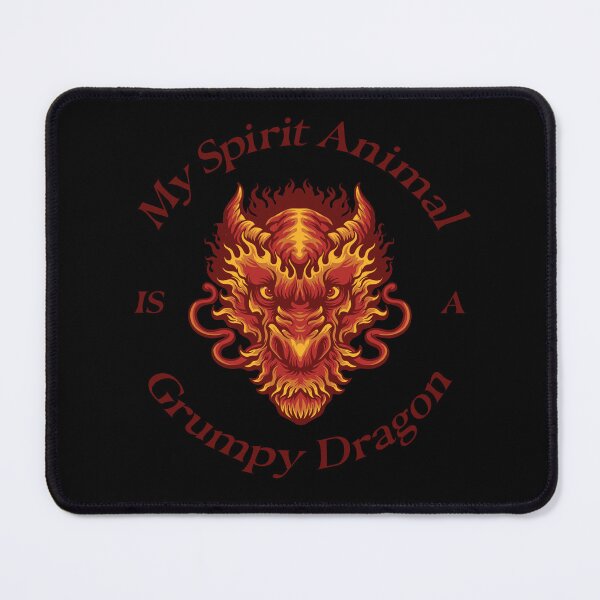 Item preview, My Spirit Animal Is A Grumpy Dragon designed and sold by Momona-design.
