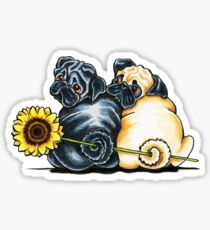 Sunny Pugs Sticker