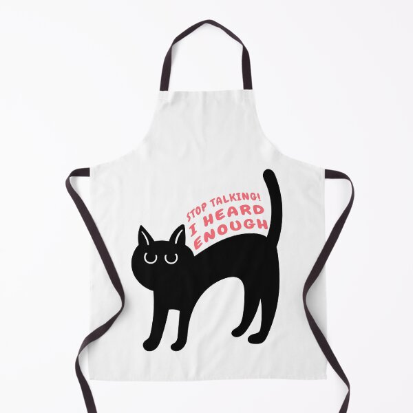 Item preview, I Heard enough - funny black cat designed and sold by MOONINSPIRATION.