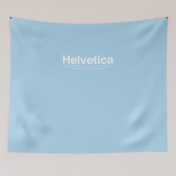 Item preview, Helvetica Font Black The Quick Brown Fox Jumped Over The Lazy Dog Essential T-Shirt designed and sold by DennisNicola.