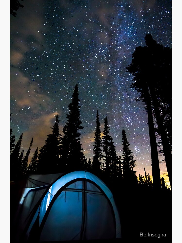 Camping Star Light Star Bright by mrbo